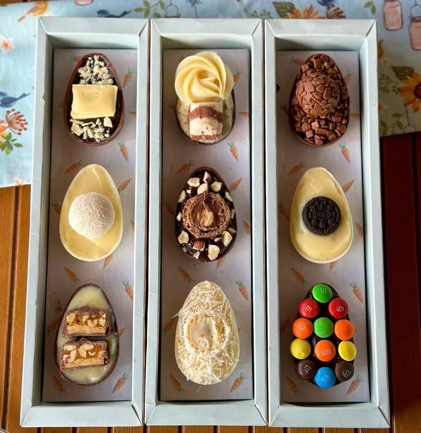 Hollow Egg Cheesecake