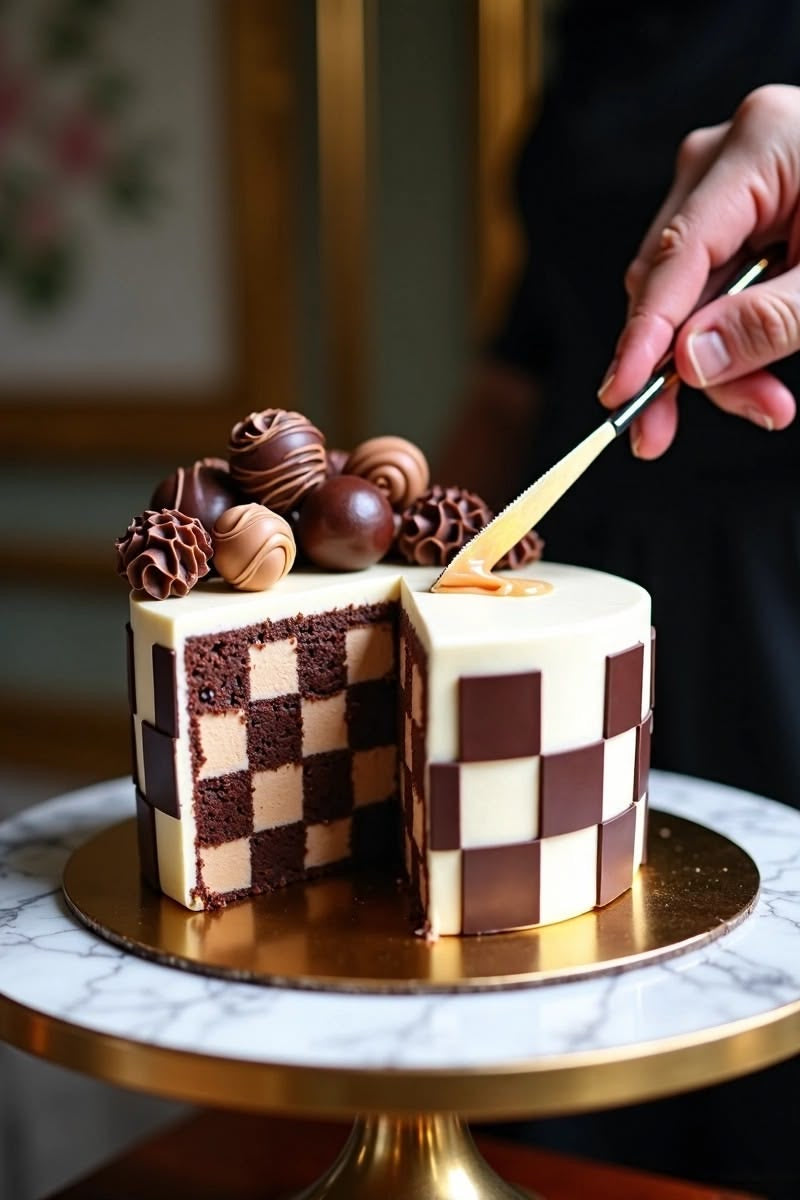 Checkerboard Cake